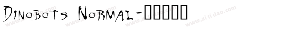 Dinobots Normal字体转换